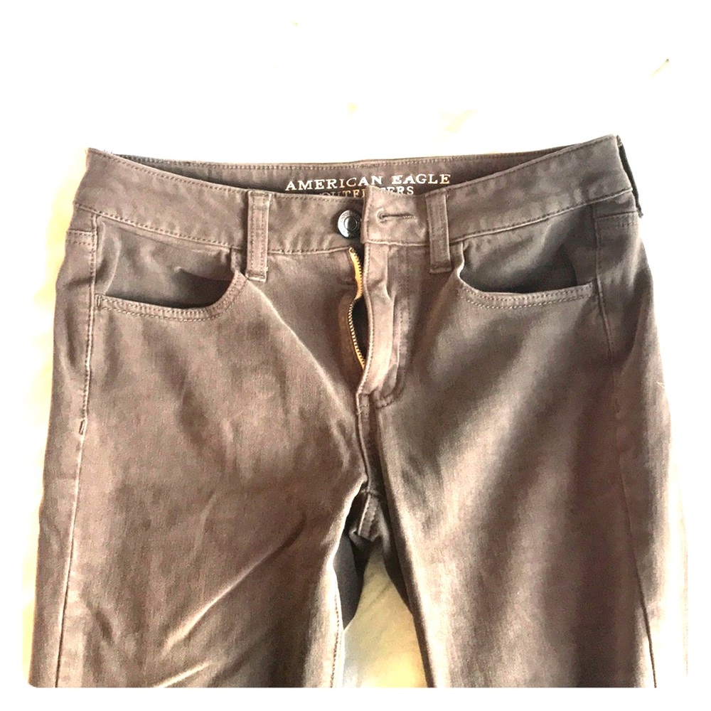 American Eagle soft brown jeggings, size 6